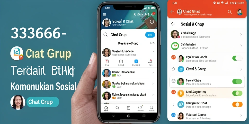 Antarmuka aplikasi <strong>333666</strong> yang mudah digunakan untuk chatting grup.