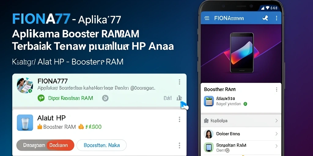Antarmuka aplikasi FIONA77 yang intuitif dan mudah digunakan.