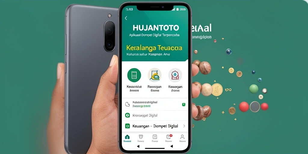 Tampilan antarmuka HUJANTOTO yang modern dan intuitif.