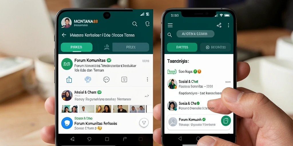 Antarmuka MONTANA88 yang menarik untuk Forum Komunitas.