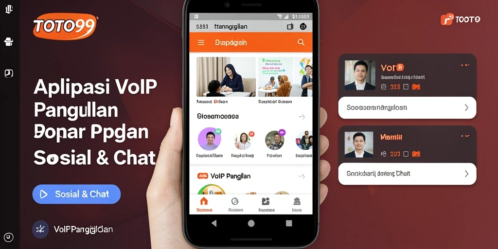 Antarmuka TOTO99 yang sederhana dan fungsional untuk VoIP Panggilan.