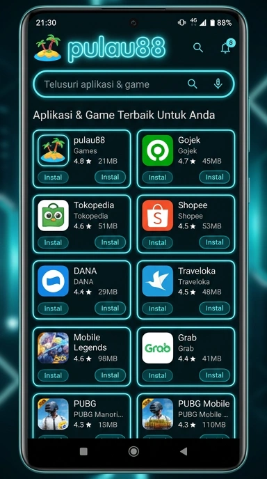 Pulau88: Pusat Akses Aplikasi Populer & Kanal Uji Terpercaya